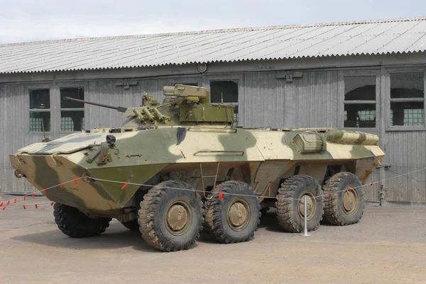 Moscow Region Russia May 2008 Experienced Personnel Carrier Btr Landfill — Stock Photo, Image