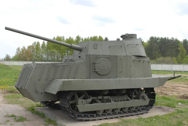 莫斯科地区 俄新社 2008年5月10日 库宾卡装甲车辆博物馆的Ni 穿透器 侧视图 — 图库照片