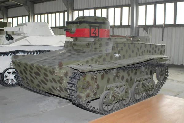 Moskevský Kraj Rusko Května 2008 Lehký Sovětský Tank 37A Muzeu — Stock fotografie