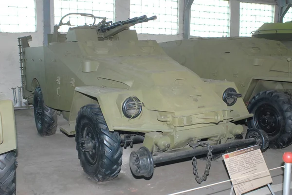 2008年5月10日 苏联Btr 40A 库宾卡装甲车辆博物馆 — 图库照片