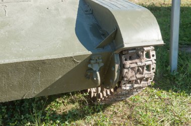 Çernogolovka, Moskova bölgesi, RUSSIA - 25 Ağustos 2018: Sovyet hafif tankı T-60, büyük 2.