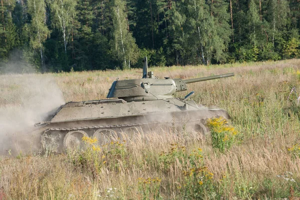 Černogolovka Moskevský Kraj Rusko Srpna 2018 Sovětský Střední Tank Velké — Stock fotografie
