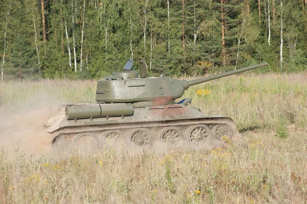 Chernogolovka Wilayah Moskow Russia Agustus 2018 Tank Medium Soviet Dari — Stok Foto