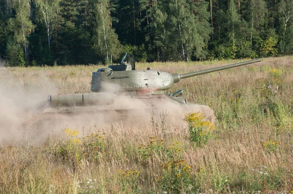 Tjernogolovka Moskvaregionen Ryssland Augusti 2018 Sovjetiskt Medium Tank Det Stora — Stockfoto