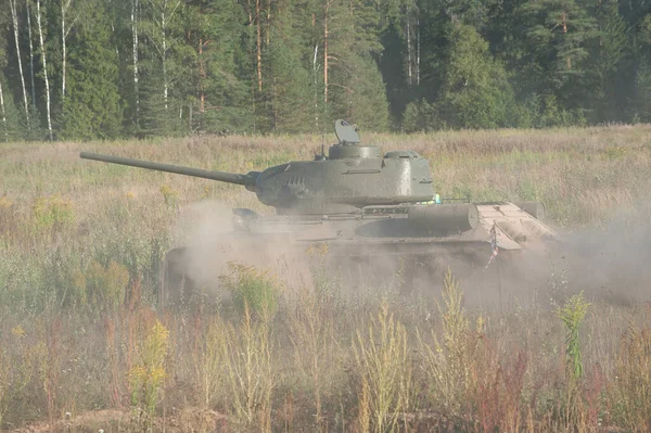Tschernogolowka Gebiet Moskau Russland August 2018 Sowjetischer Panzer Des Großen — Stockfoto