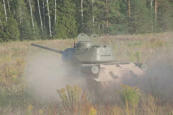 Chernogolovka Moscow Region Russia August 2018 Soviet Medium Tank Great — Stock Photo, Image