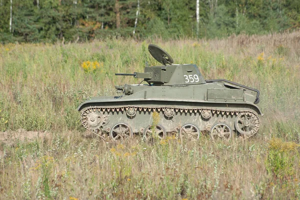 Chernogolovka Moscow Region Russia August 2018 Soviet Light Tank Great — Stock Photo, Image