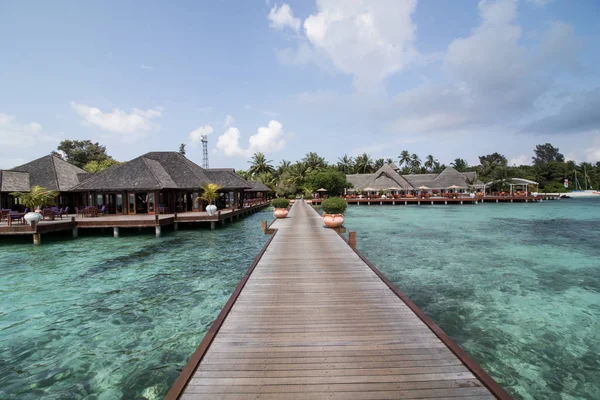 Landscape One Maldives Island Which Considered Most Lavish Popular Vacay — Fotografia de Stock