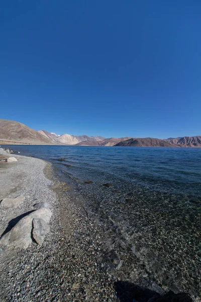 Pangong Gölü Leh Ladakh — Stok fotoğraf