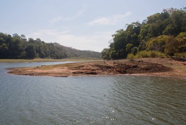 Periyar gölü Thekkady, Kerala