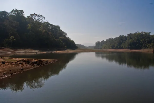 Lago Periyar Thekkady Kerala — Fotografia de Stock