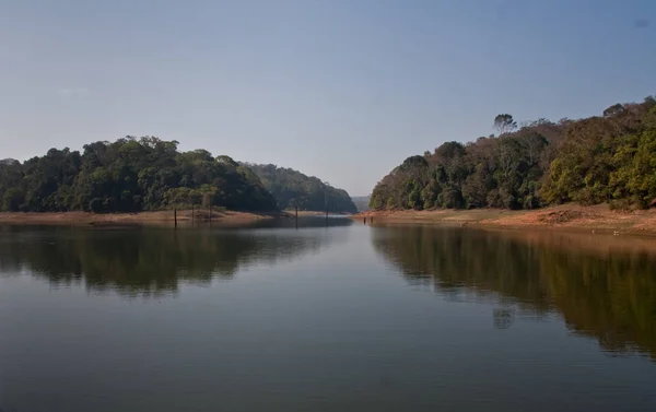 Lago Periyar Thekkady Kerala — Fotografia de Stock