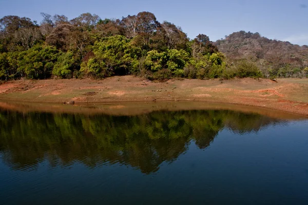 Lago Periyar Thekkady Kerala — Fotografia de Stock