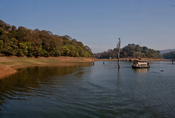 Lago Periyar Thekkady Kerala — Fotografia de Stock