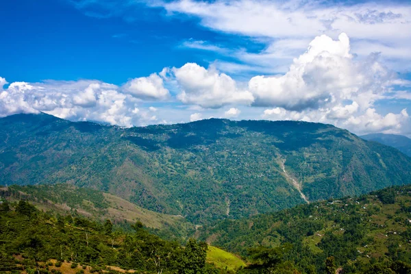 Paysage Himalayen Darjeeling Territoire Indien Nord Est — Photo