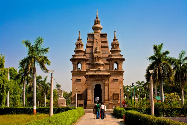 Sarnath Pellegrinaggio Buddista Vicino Varanasi — Foto Stock