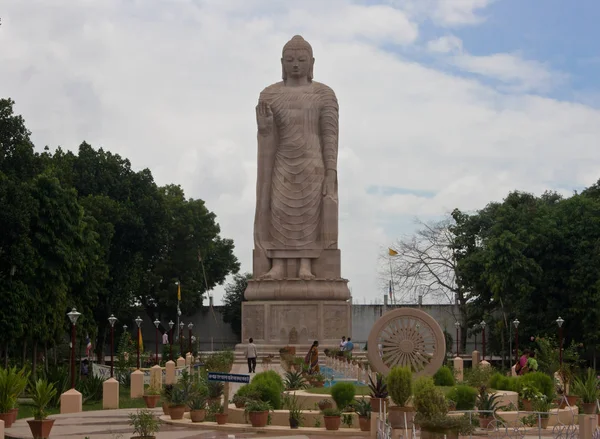 Sarnath Eine Buddhistische Pilgerreise Der Nähe Von Varanasi — Stockfoto