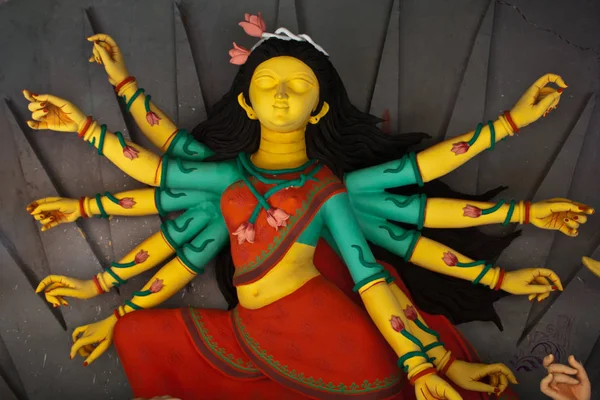 Idol Making Kumortuli Calcutta — Foto Stock