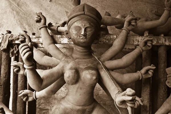 Idol Making Kumortuli Kolkata — Stock Photo, Image