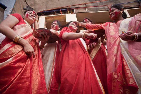 Durga Puja Also Known Durgotsava Sharodotsav Annual Hindu Festival Originating — Foto de Stock