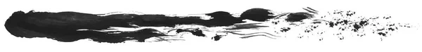 Kirli Siyah Renk Esp Vektör Illüstrasyonlu Uzun Izole Edilmiş Boya — Stok Vektör