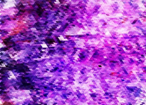 Impresionante Geomérico Triangular Abstracto Mosaico Poligonal Fondo Colores Violeta Eps — Vector de stock