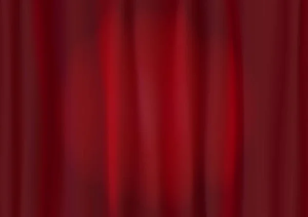Theater Red Curtain Spot Lighting Beautiful Abstract Vertical Dark Red — Stock Vector
