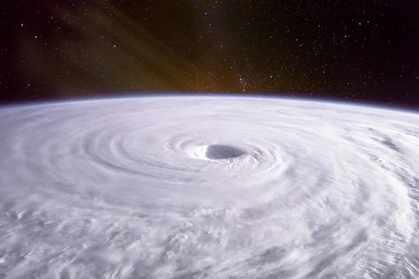 Taifun Satellitenbild Elemente Dieses Bildes Von Der Nasa — Stockfoto