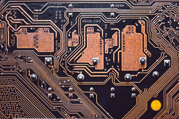 Circuito Tecnologia Hardware Elettronica Scheda Madre Chip Digitale Laurea Scienze — Foto Stock