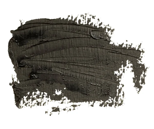 描かれたベクター ブラシ ストロークが黒い手 グランジ苦痛質感のデザイン要素 バナー テンプレート ロゴとして使用 — ストックベクタ