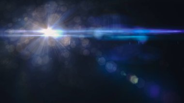 İşaret fişeği doğal bindirmeleri arka plan ışık ve güneş duvar kağıdı ile dijital soyut güneş.