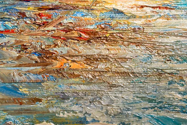 Texture Astratta Pittura Olio Tela Sfondo Opere Arte Moderna Contemporanea — Foto Stock