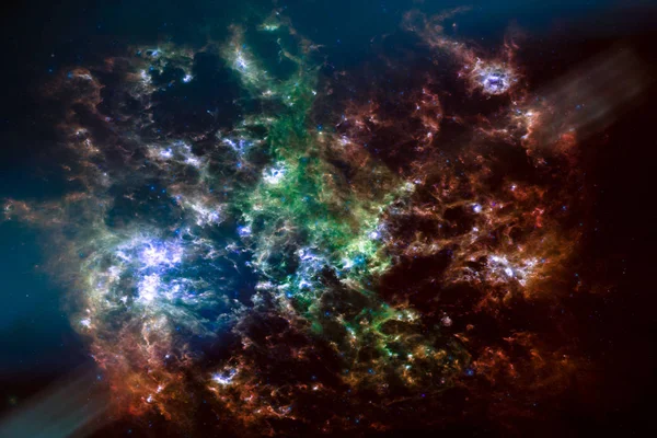 Туманность в космосе. Элементы этого изображения предоставлены НАСА . — стоковое фото