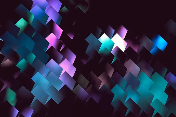 colorful light diagonal tiles background, form of cells for storing documents