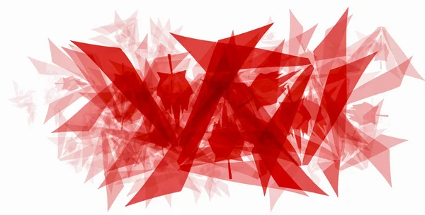 Hintergrund Mit Stilisierten Dreiecken Komposition Kanadischer Flaggen Isoliert Auf Weißem — Stockvektor