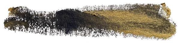 Template Your Banner Text Textured Hand Drawn Black Gold Oil —  Vetores de Stock
