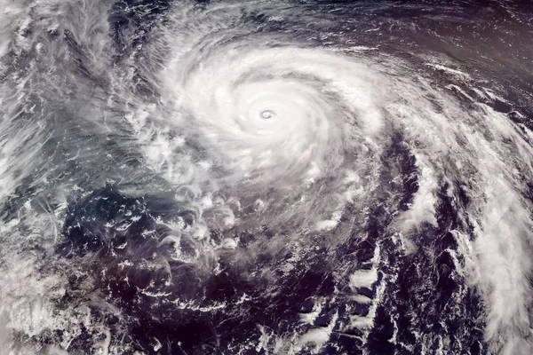 Satellit Utsikt För Kategori Typhoon Delar Denna Bild Möblerad Nasa — Stockfoto