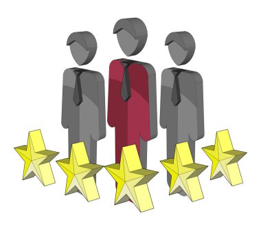 Beyaz üzerinde müşteri memnuniyeti simgesi. Başarı, sınıf, sıralama, yıldız, kullanıcı takım simgesi. İstemci derecelendirmesi, yönetici, yıldız kullanıcı takım simgesi.