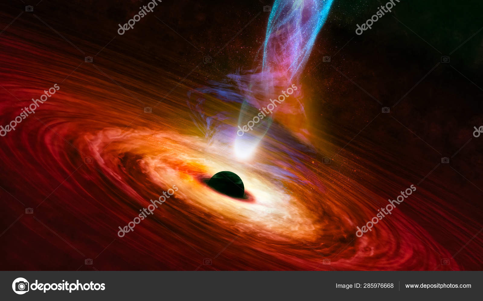 Abstract Space Wallpaper Black Hole With Nebula Over Colorful Stars And Cloud Fields In Outer Space Elements Of This Image Furnished By Nasa Stock Photo Image By C Elf 11 285976668