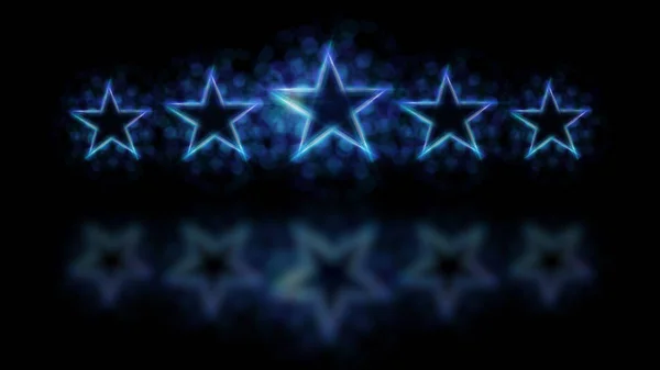 Concepto Revisión Calificación Producto Cinco Estrellas — Foto de Stock