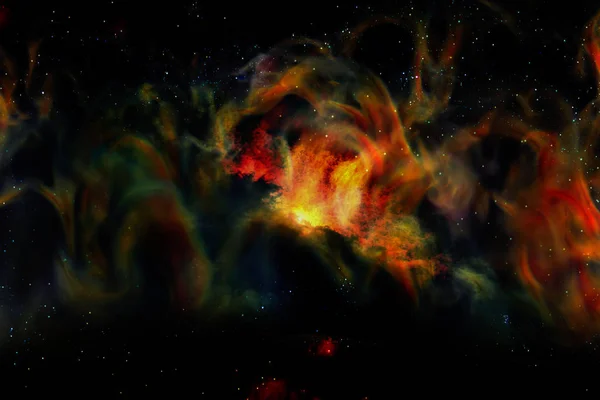 Nebula Science Fiction Background Elements Image Furnished Nasa — Stock Photo, Image