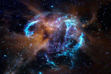 Nebula, bilim kurgu geçmişi. Nasa tarafından döşenmiş bu görüntünün elemanları.