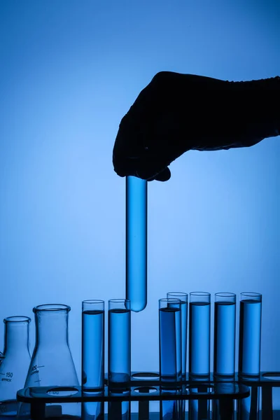 テスト チューブと化学物質 — ストック写真