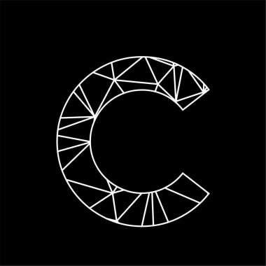 c geometrik üçgen blockchain yazı tipi