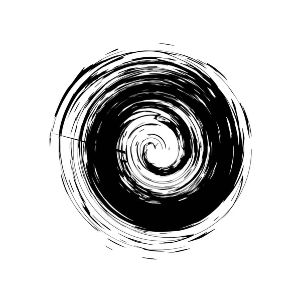 Βούρτσα μπογιά γκραντζ κύκλος γραμμή — Διανυσματικό Αρχείο