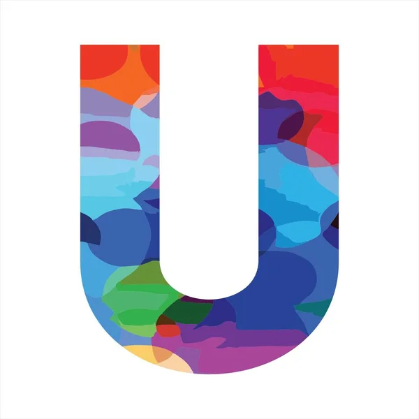 U красочный начальный логотип для наслаждения, современный, смешной и стильный поле компании — стоковый вектор