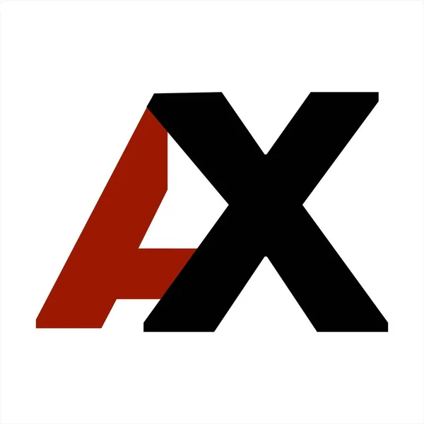 AX, XA initiales lettre logo et icône de l'entreprise — Image vectorielle