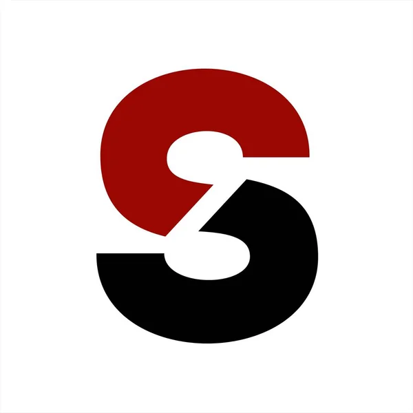 CSC, S, CC iniciales letra empresa logotipo e icono — Vector de stock