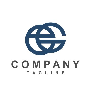 basit örneğin, Ge, ekg baş harfleri şirket logosu