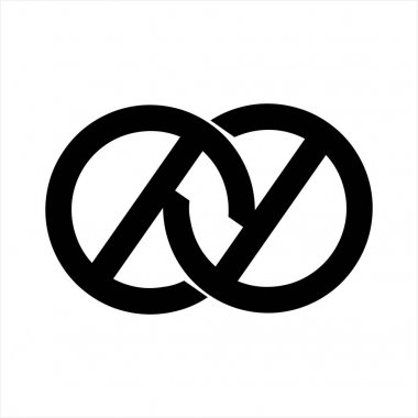 çizgi sanat Aa, Ana baş harflergeometrik şirket logosu